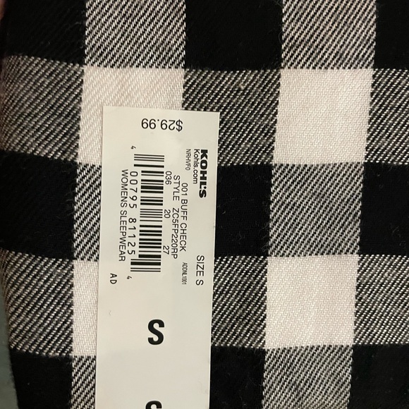 NWT - Croft & Barrow Pajama Set size small - Picture 3 of 5